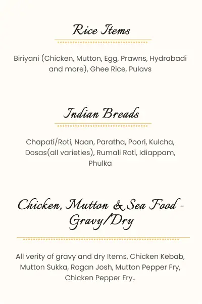 Caterer Menu 2
